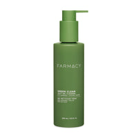 Green bottle of Green Clean Juicy Gel on a white background