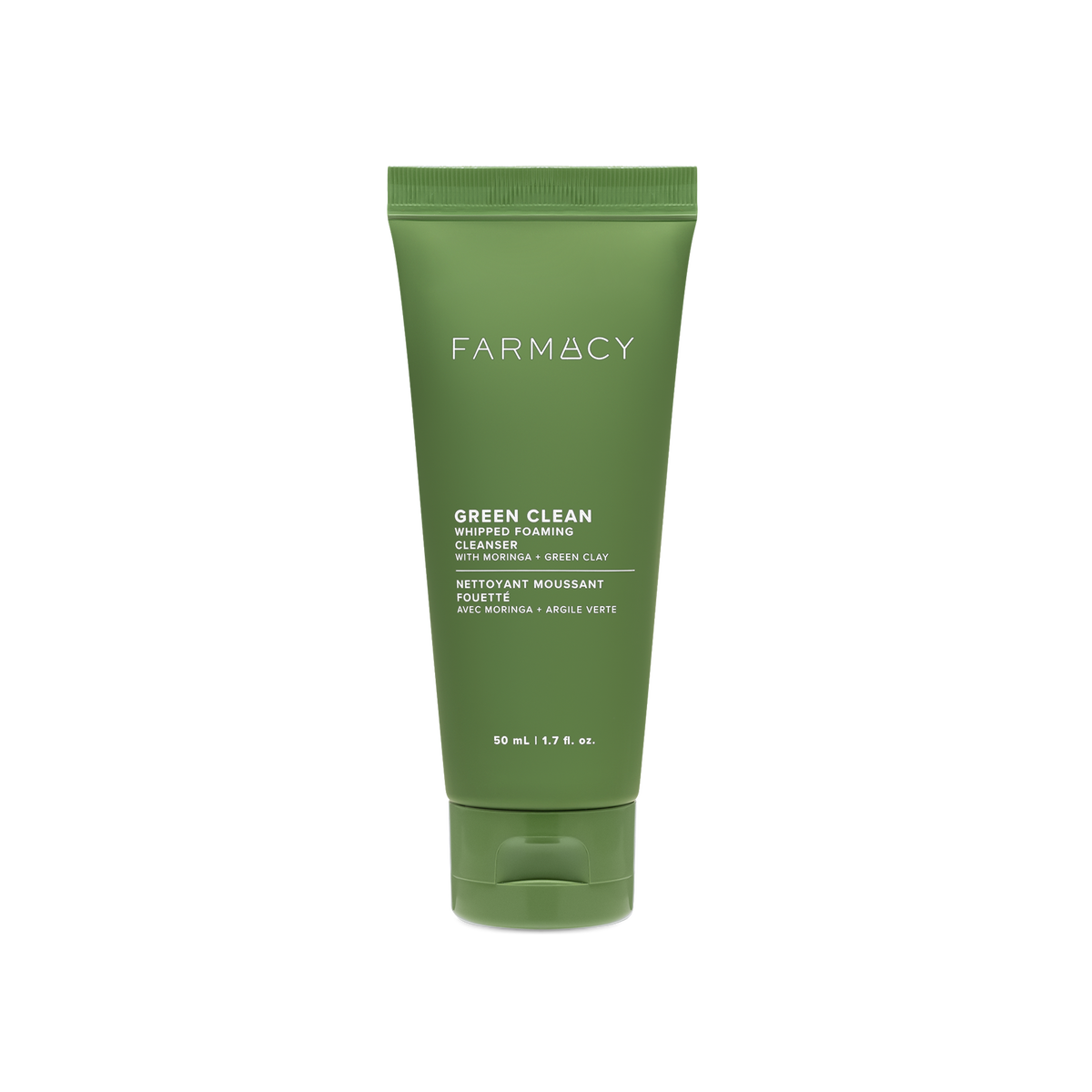 50mL tube of Farmacy Green Clean Whipped Foaming Cleanser on a white background