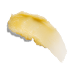 Swatch of Farmacy Honey Butter Lip Balm on white background