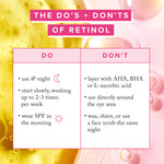1% Vitamin A Retinol Serum infographic