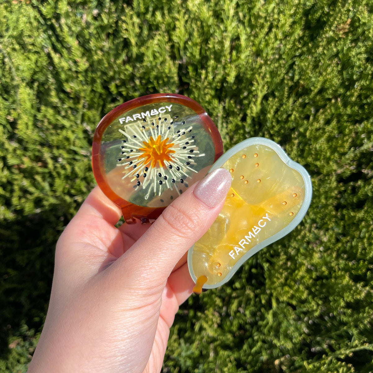 Pear and Kiwi Hair Clip